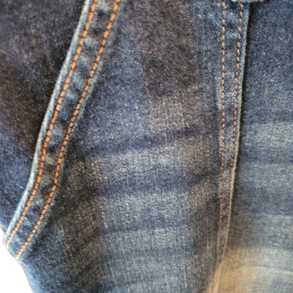 New York and Company 19" blue denim skirt - Picture 7 of 10